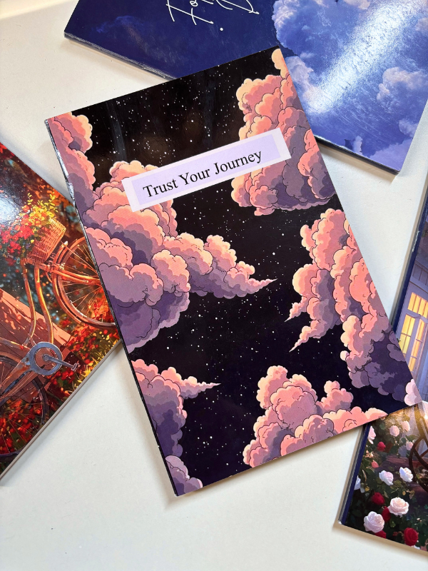 Aesthetic Cloud Notebook – Trust Your Journey - Image 3