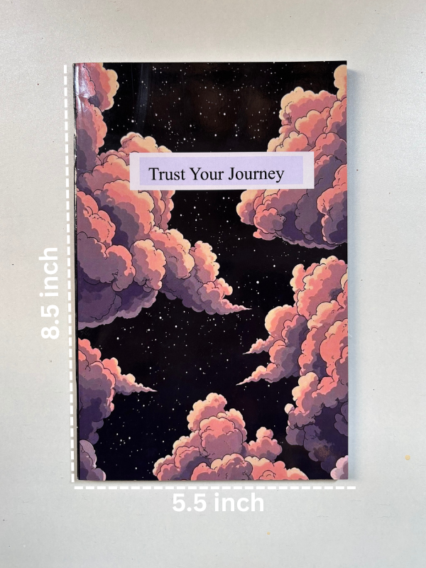 Aesthetic Cloud Notebook – Trust Your Journey - Image 2