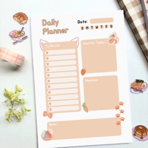 A5 Autumn Themed Aesthetic Daily Planner