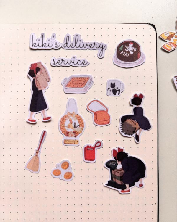 Kiki’s Delivery Service Journaling Sticker Pack