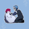 Yona and Shin-Ha Vinyl Sticker - Yona of the Dawn