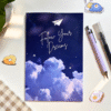 Aesthetic cloud notebook with “Follow Your Dreams” cover