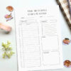 Daily Planner – A5 Elegant Monochrome Aesthetic Focus
