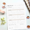 Focused Daily Planner - A5 Neutral Minimalist Productivity
