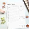 A5 Minimalist Black & White Aesthetic Daily Planner