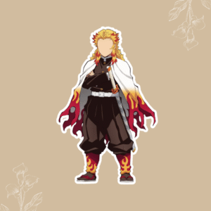 Kyujuro Rengoku Vinyl Sticker - Demon Slayer