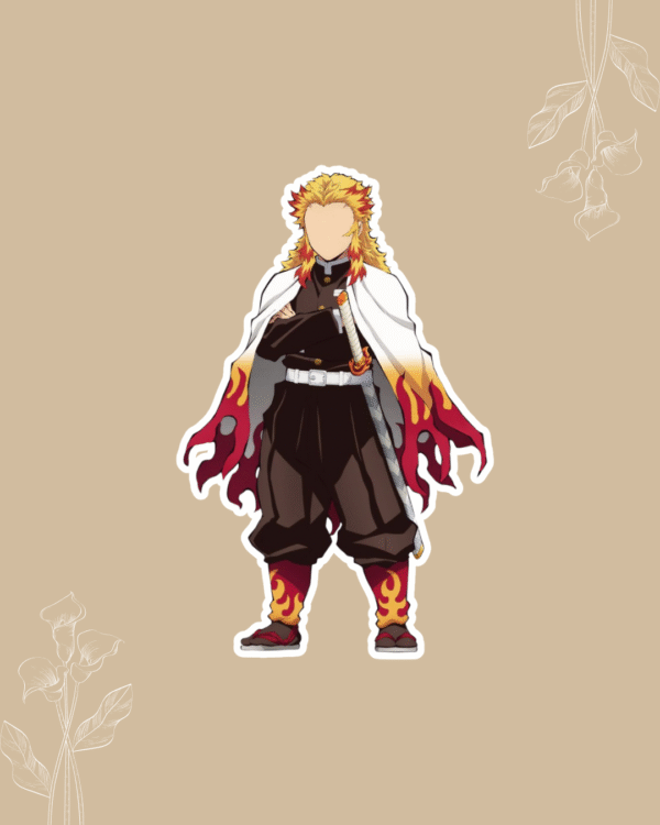 Kyujuro Rengoku Vinyl Sticker - Demon Slayer