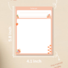 Cute Aesthetic Notepad | Cute Daily Notes Pad