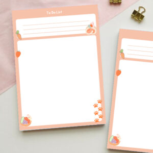 Cute Aesthetic Notepad | Cute Daily Notes Pad
