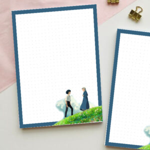 Howl’s Moving Castle Notepad - Studio Ghibli Inspired Notepad