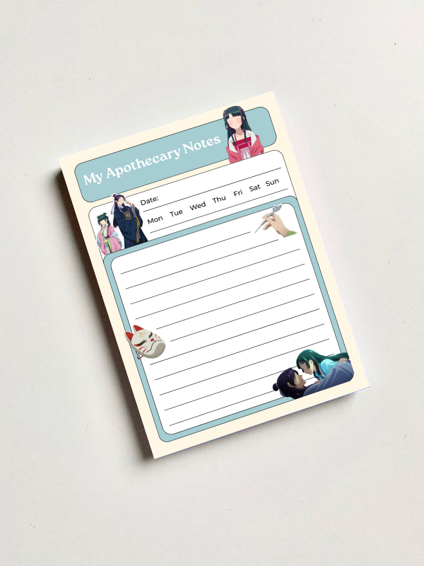 Aesthetic Notepad – Apothecary Notes