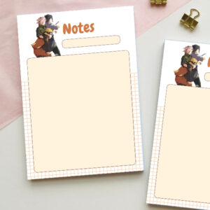 Naruto Notepad - Team 7 Inspired
