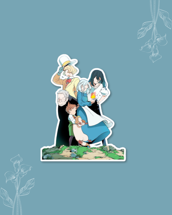 Howl’s Moving Castle Vinyl Sticker - Ghibli Studio