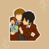 My Little Monster Vinyl Sticker – Shizuku Mizutani & Haru Yoshida