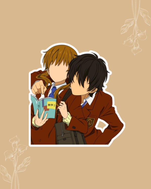My Little Monster Vinyl Sticker – Shizuku Mizutani & Haru Yoshida