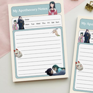 Aesthetic Notepad – Apothecary Diaries Inspired Notepad