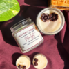 Moonlight vanilla scented candle for evening relaxation and self care