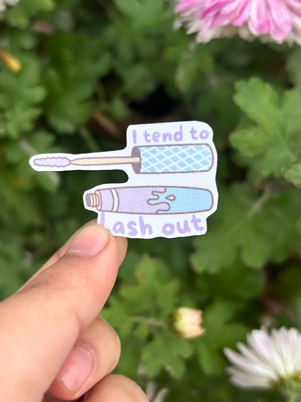 Pretty in Pastels Makeup & Self-Care Sticker Pack - Image 3