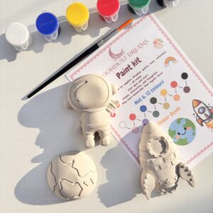 astronaut kids paint kit DIY painting activity for children