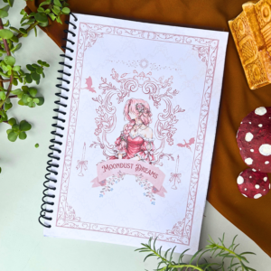 A4 Aesthetic Vintage Spiral Notebook