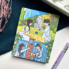 A7 Lovely Runner Korean drama tear-off memopad with illustrated kdrama cover art, placed on a warm aesthetic desk surface with soft lighting