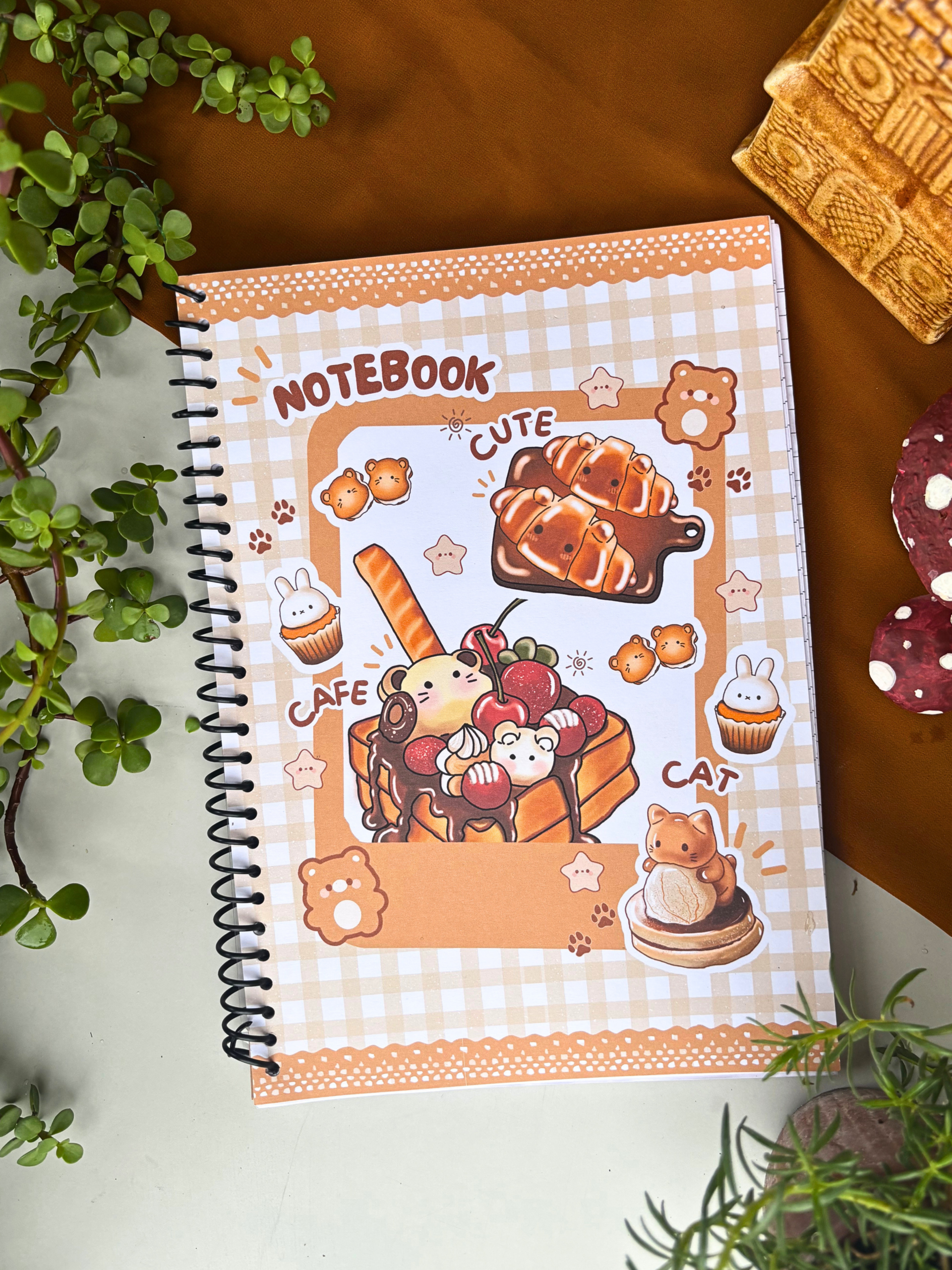 A4 Cute Bear Spiral Notebook